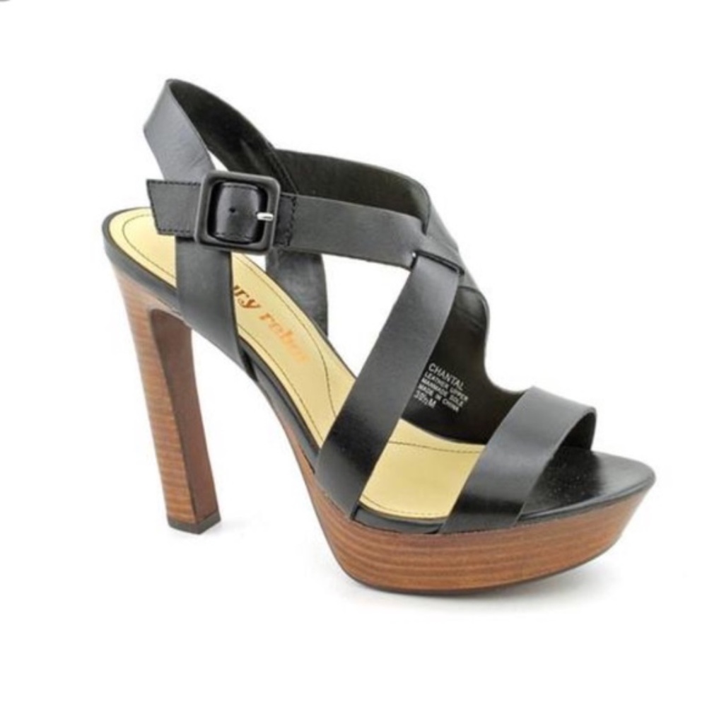 Luxury Rebel Chantal Leather Platform Heel Sandals